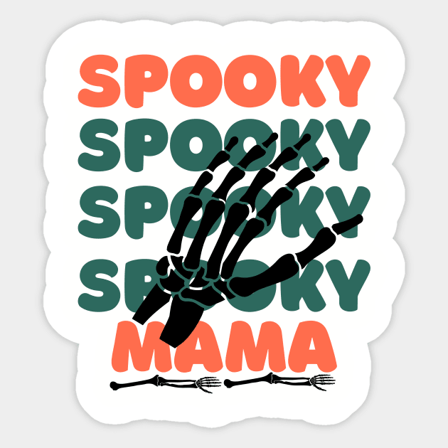 Spooky Mama Sticker by Jo Palmer
